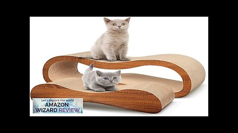 2 in 1 Cat Scratcher Cardboard Lounge Bed Cat Scratching Board Durable Review