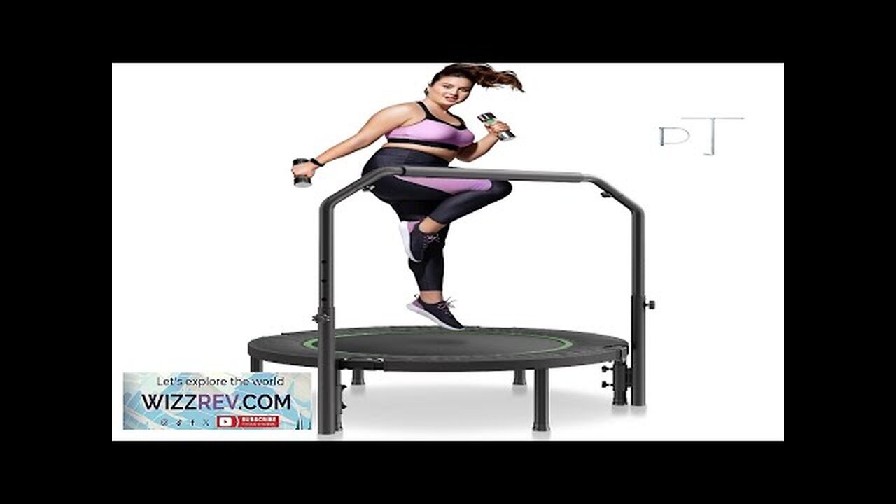 VEVOR 40" Foldable Mini Fitness Trampoline Adults Exercise Rebounder with Handle Review