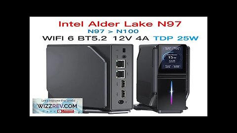 SZBOX S1 Alder Lake N97 MINI PC Up to 3.6Ghz DDR4 3200Mhz Review