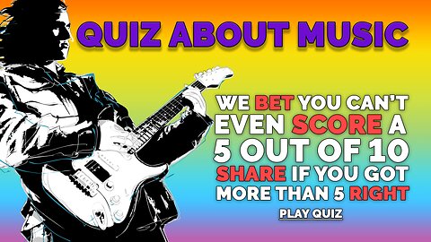 Hard Quiz About Music