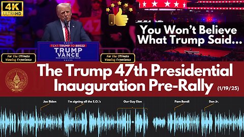 DavidXRPLion WON'T BELIEVE WHAT HE SAID- TRUMP 47th Inauguration Pre-Rally MUST WATCH