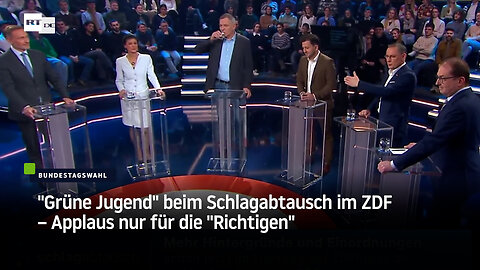 "Grüne Jugend" beim Schlagabtausch im ZDF – Applaus nur für die "Richtigen"