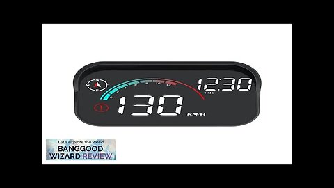 GEYIREN M22 Universal Car HUD Multifunctional Display Head-Up Display GPS Speedometer Review