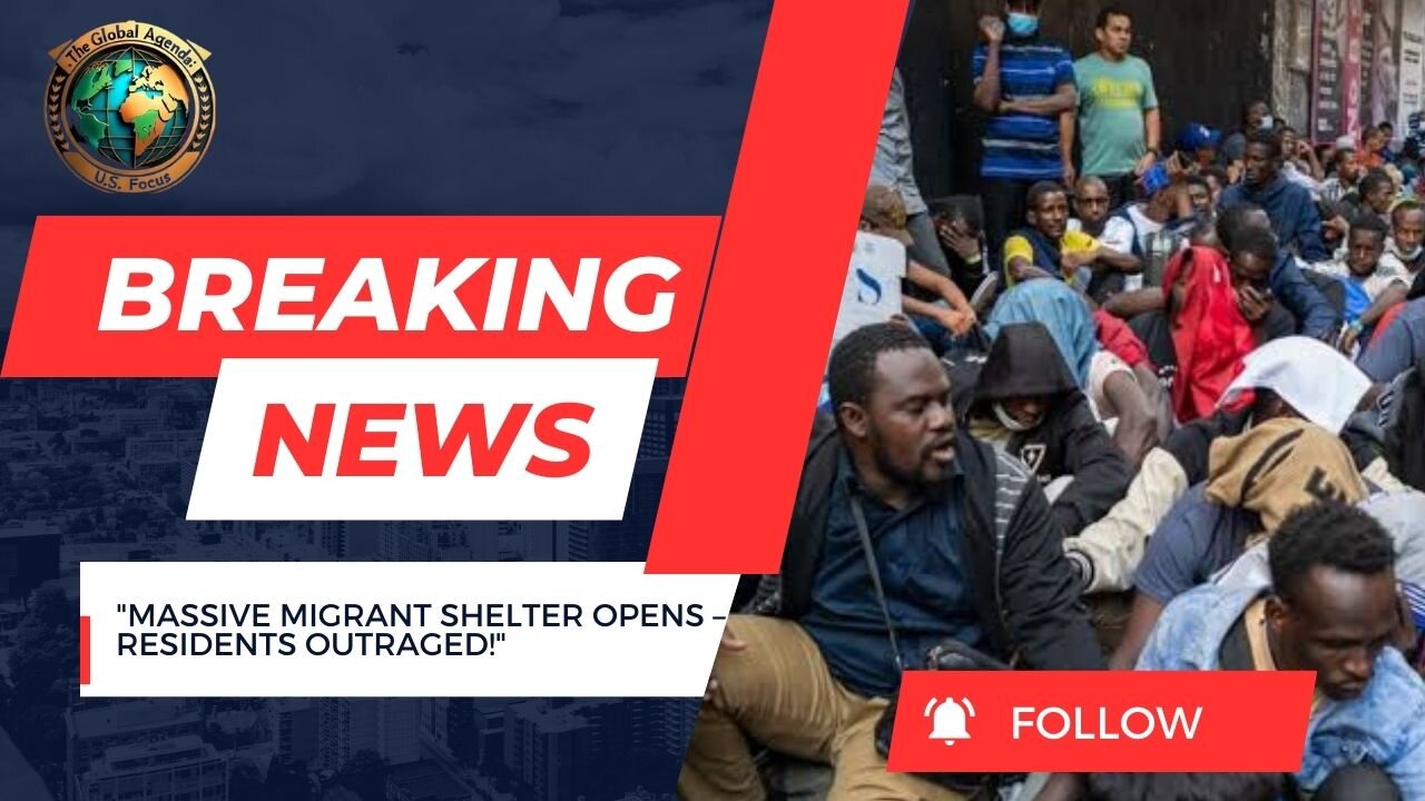 Massive Blue City Migrant Shelter Opens Despite Residents’ Furious Opposition