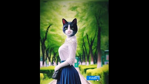 "White Cat in a Suit" video! #cutycatss #Rumbale