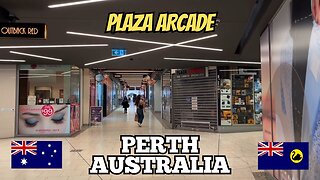 Exploring Perth Australia: City Walking Tour of Plaza Arcade