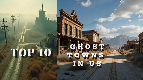 Top 10 Ghost Towns in the U.S. – Abandoned and Forgotten 👻🏚️