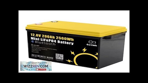 Gokwh 12V 200Ah Mini Bluetooth LiFePO4 Battery Built-in Bluetooth BMS 2560Wh LiFePO4(LFP) Review