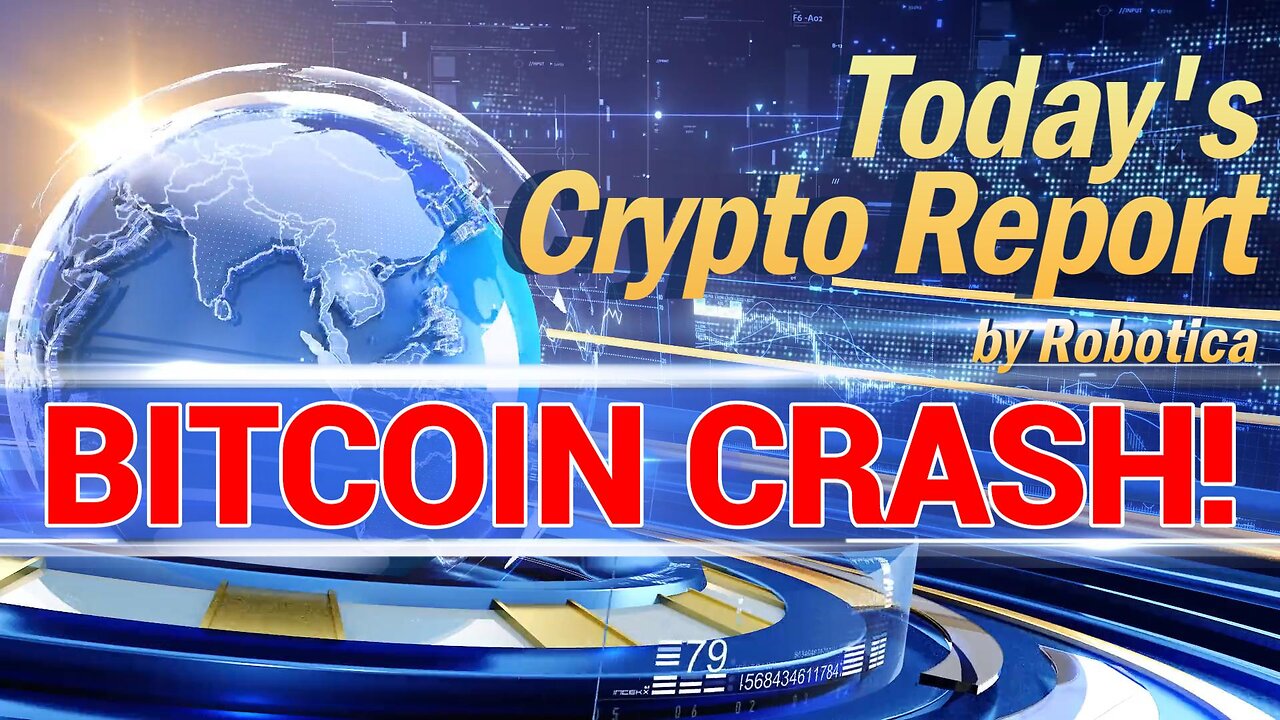 Todays Crypto Report - Bitcoin CRASHES!!