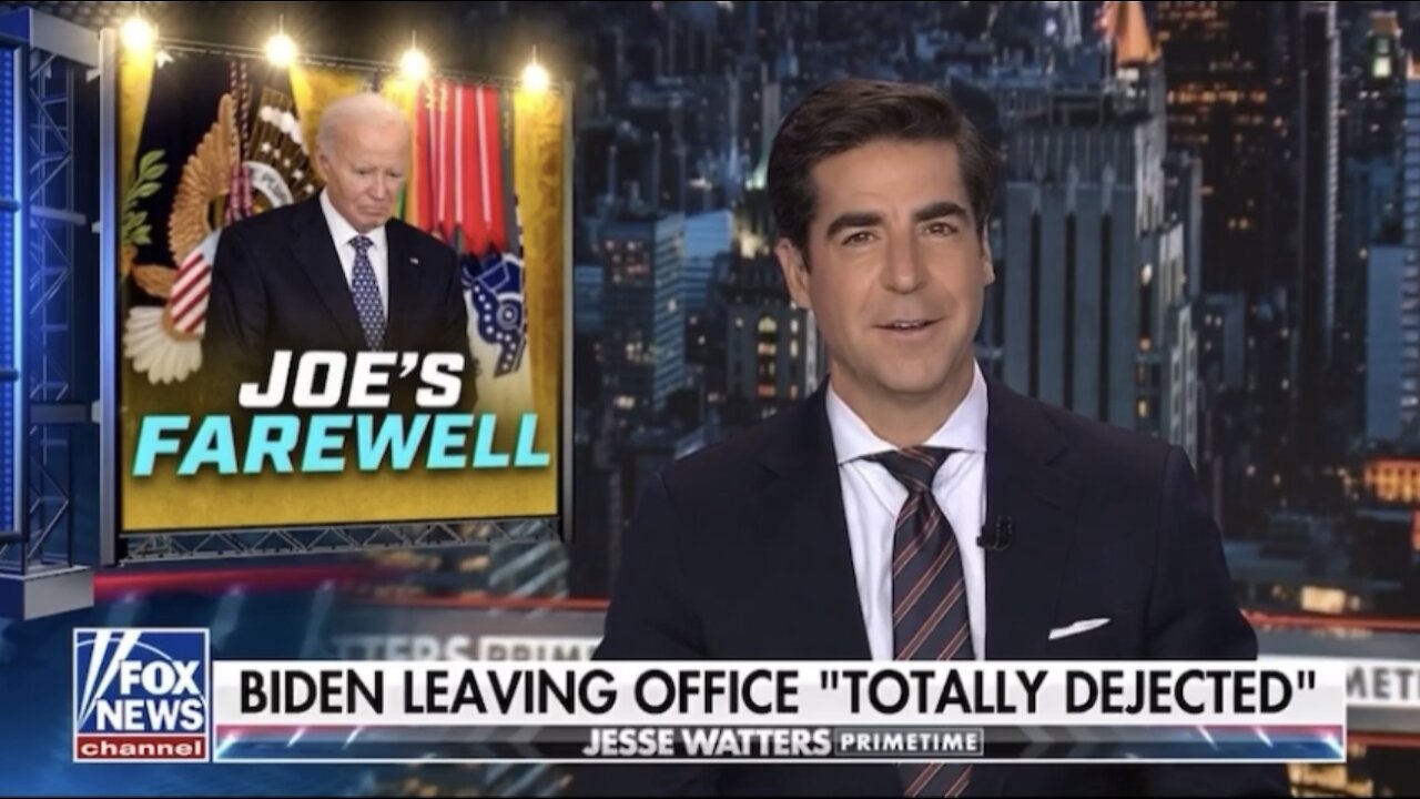 While Joe Biden’s leaving office “totally dejected”, his friends are giving him a eulogy