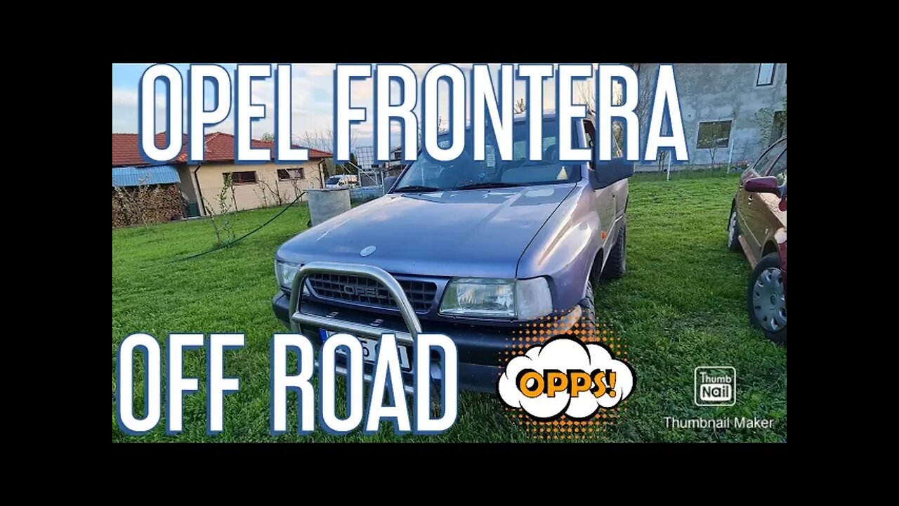 EXTREME OFFROAD TEST DRIVE JUMPS OPEL VAUXHALL FRONTERA