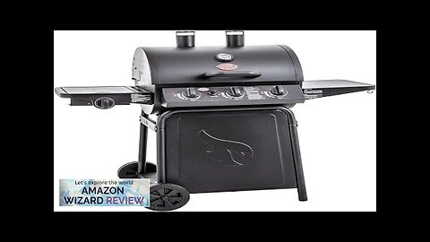 Char-Griller® Grillin' Pro 3-Burner Propane Gas Grill in Black with 40800 BTU Review