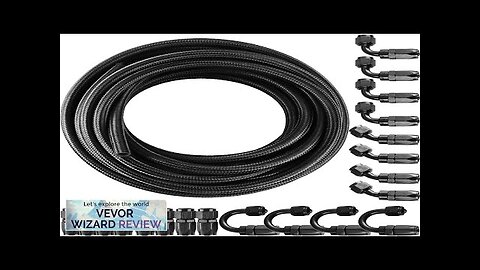 VEVOR 6AN 32.8FT Stainless Steel Nylon Braided Oil Gas Fuel Line Hose Review