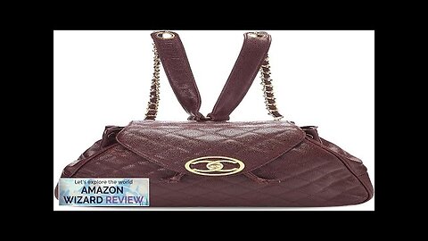 CHANEL Pre-Loved Burgundy Quilted Caviar Backpack Large BurgundyStylish and perfect Review