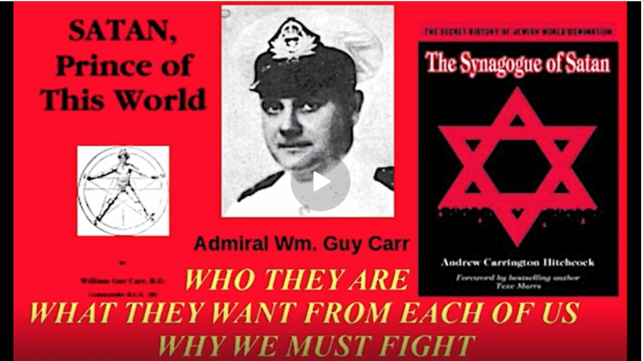 Admiral William Guy Carr EXPOSes the international Satanic conspiracy