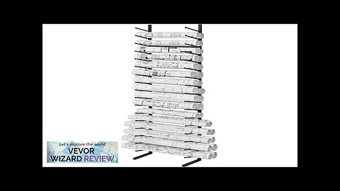 VEVOR Blueprint Storage Rack Vertical Hanging Poster Display Rack 16-Tier Review