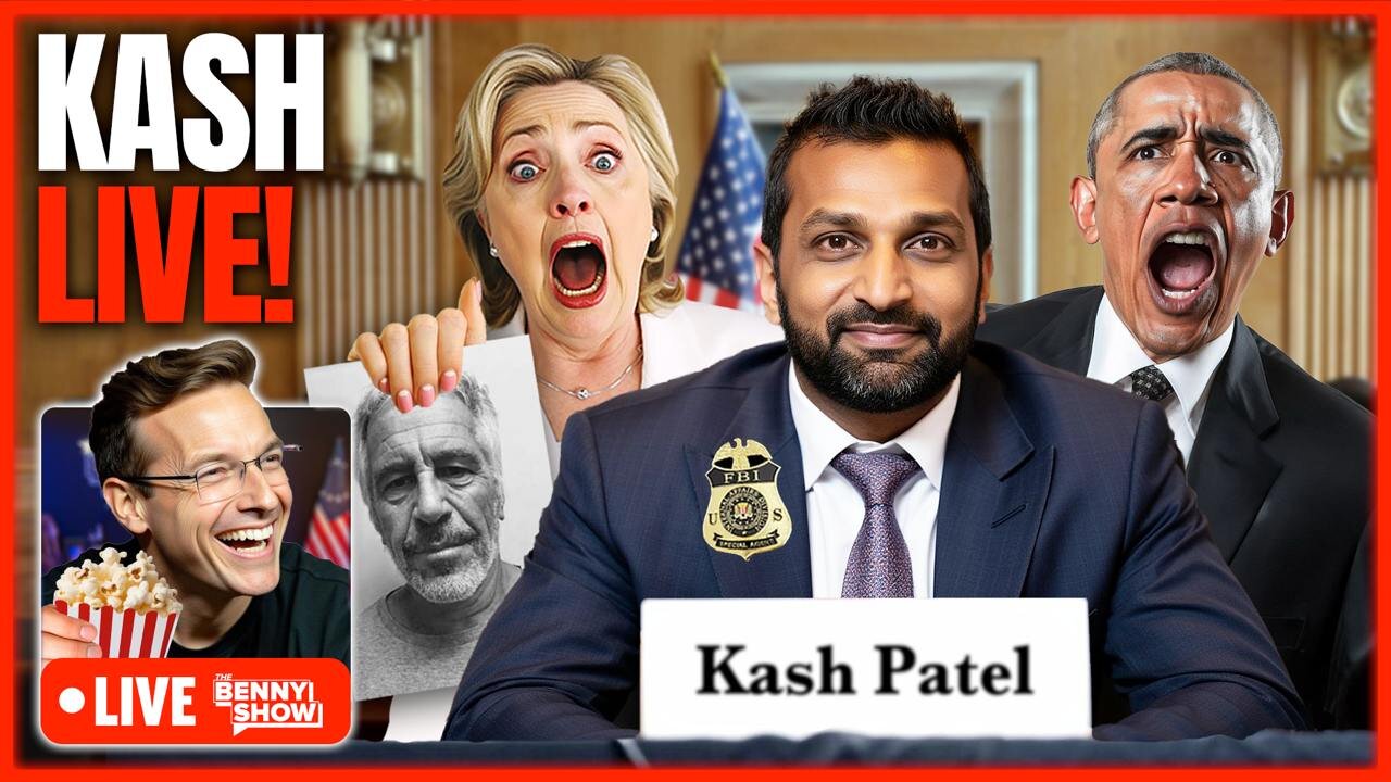 🚨PANIC: Kash Patel FBI Director Confirmation Hearing LIVE Right NOW | Deep State on Life Support