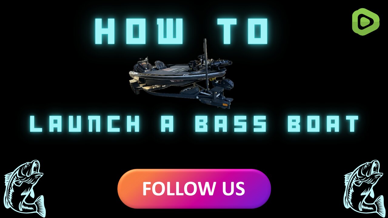 How To Launch A Bass Boat By Yourself!!!!!