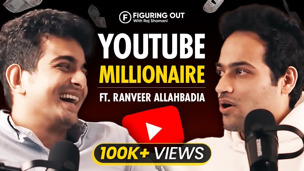 Most Famous Youtuber Ranveer Allahbadia Who Also Co-founded Monk Entertainment Shares You His Wisdom | FO -20 | Raj Shamani