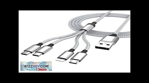 MC-S021 3A USB-A to iP/Micro/Type-C*2 Cable Fast Charging Tinned Copper Core Line Review