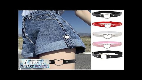 Sexy Women Elastic Pu Leather Thigh Leg Ring Strap Leglet With Metal Review