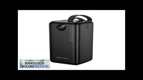 Awei P36K 50000mAh Power Bank External Battery Power Supply with 4USB Fast Review