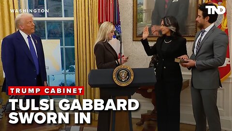 RAW: President Trump's Remarks as Tulsi Gabbard is Confirmed and Sworn-in as Director of National Intelligence