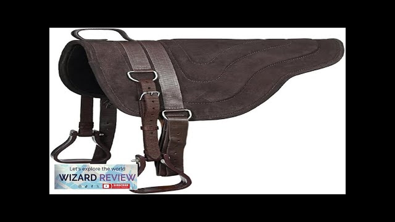 HILASON Western Pleasure Trail Riding Bareback Saddle Pad Treeless Western Saddle Review