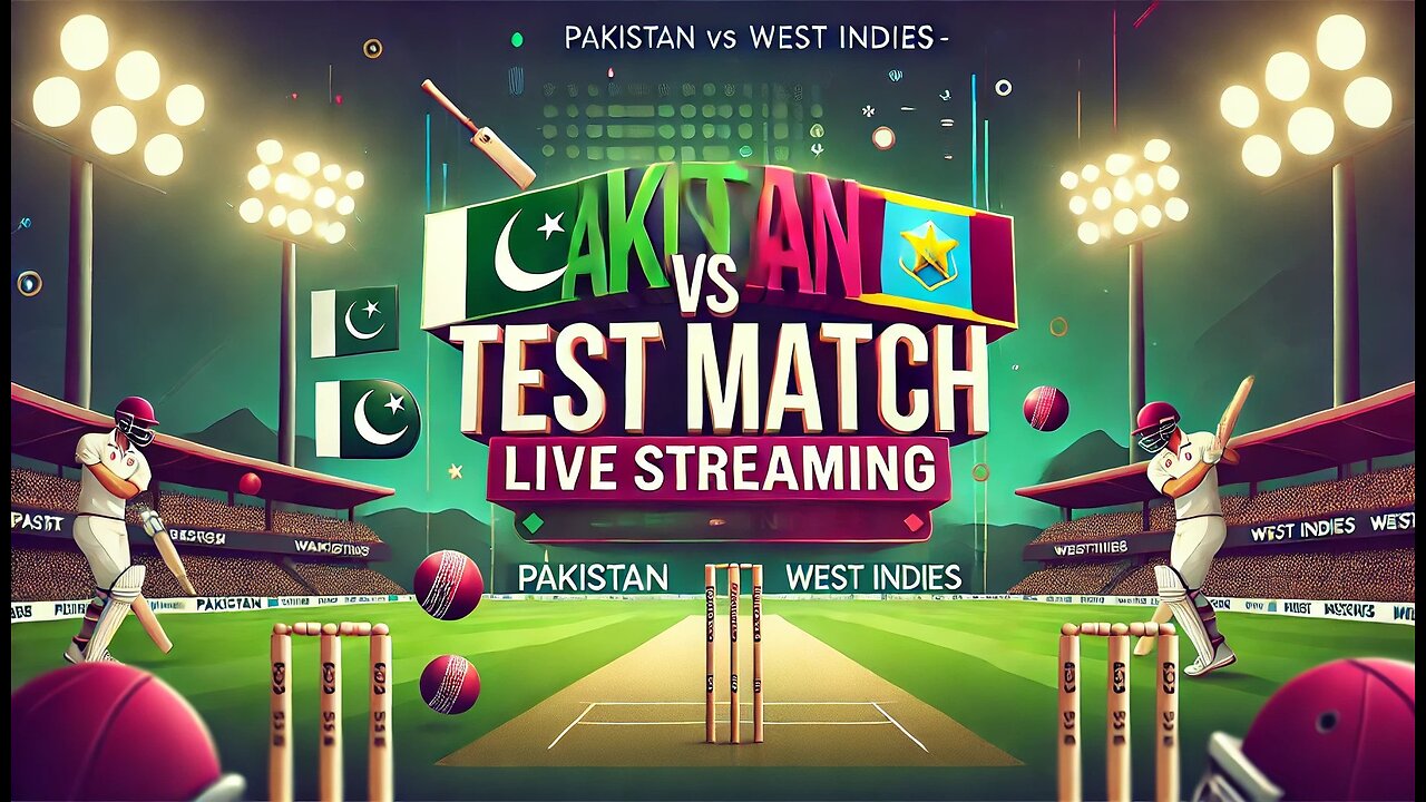 Pakistan vs West Indies | Test Match Live Streaming 2025