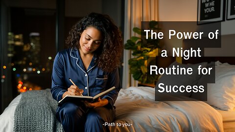 The Power of a Night Routine for Success | Path to You