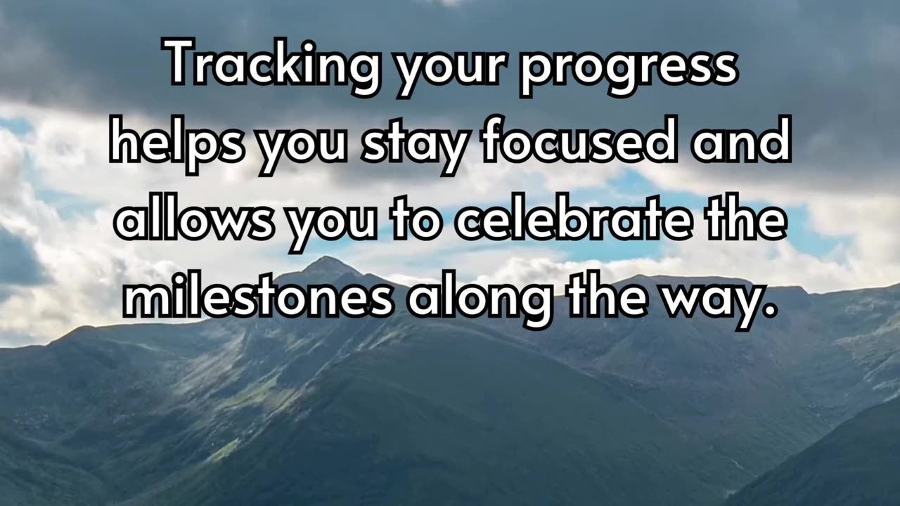 Tracking Your Progress