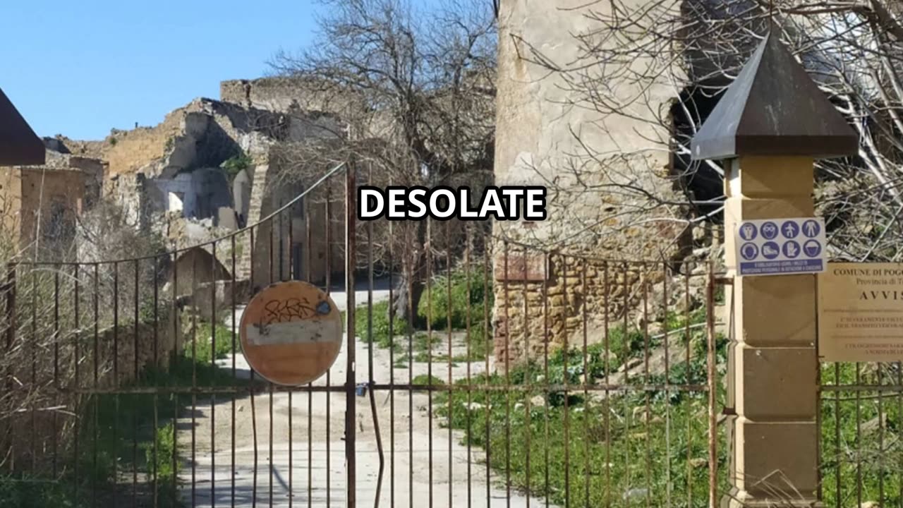Exploring the Ghostly Ruins of Poggioreale #travel #history #explore