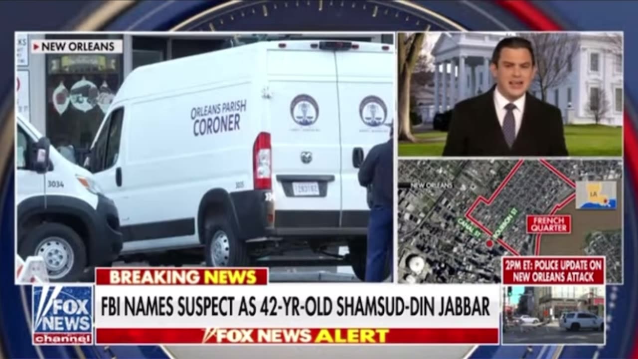 FBI names New Orleans attack suspect as Shamsud-Din Jabbar (January 1, 2025)