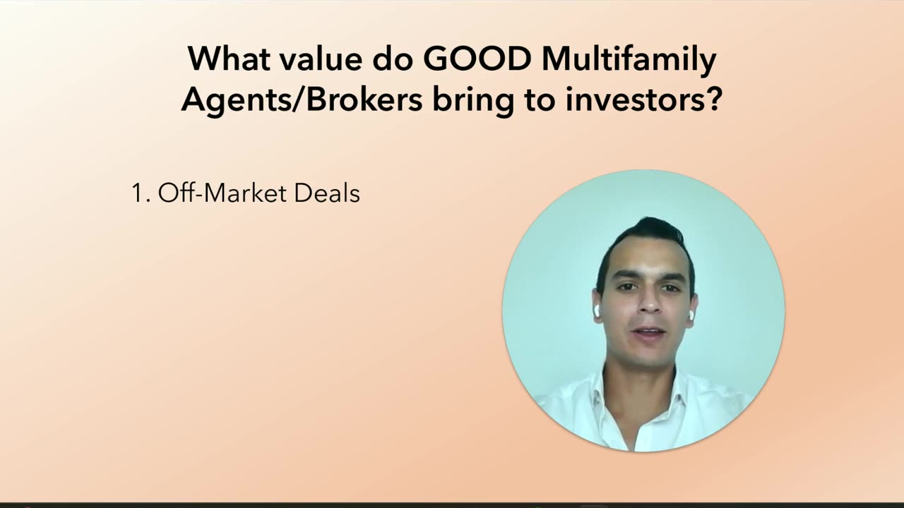 What Value do GOOD Multifamily Brokers bring to Investors