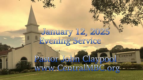 Evening Service 1/12/2025