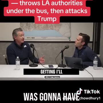 Gavin Newsom is a Sociopath: While California Burns He’s Doing Podcasts Bashing First Responders and Trump