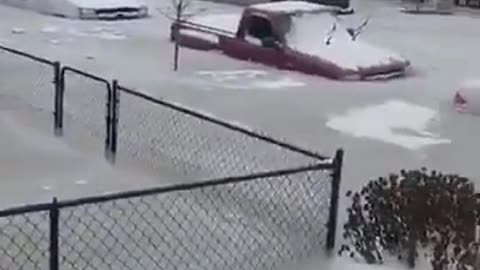 Joseph Martelli Niagara Falls, NY Detroit flooded then the water froze