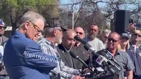 USA WILDFIRES LA MEL GIBSON PROTESTS GOV OPERATION FEB 2025