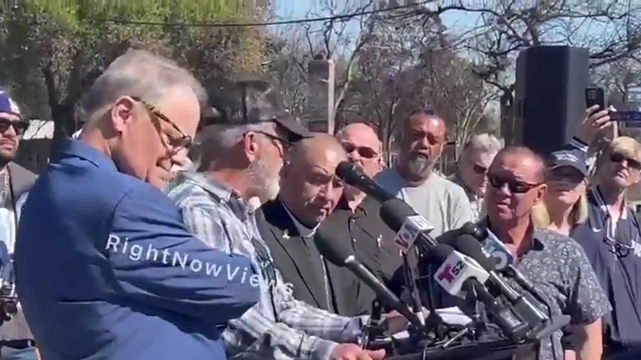 USA WILDFIRES LA MEL GIBSON PROTESTS GOV OPERATION FEB 2025