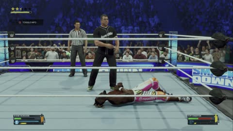 wwe 2k24 universe mode Smackdown Shane Mcmahon VS Kofi Kingston S 1 E 14