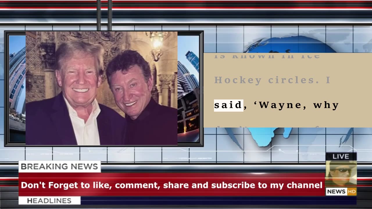 Trump floats NHL legend Wayne Gretzky as Canadian prime minister amid Trudeau turmoil