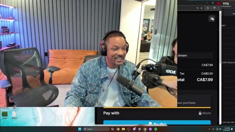 Will Smith started gifting people subscriptions on Twitch with xQc’s credit card