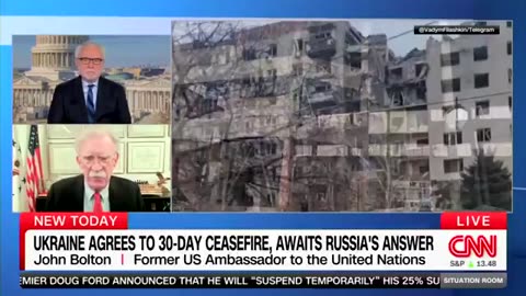 John Bolton says that a ceasefire isn't in Ukraine's best interest