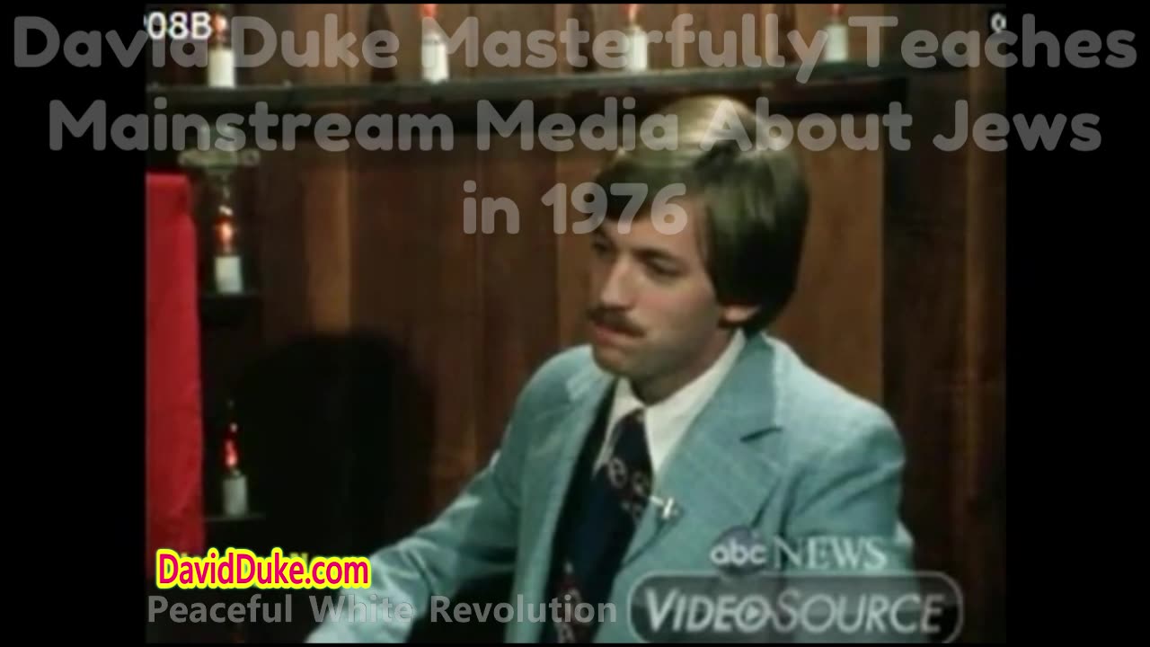 David Duke Masterfully Teaches Mainstream Media About Jews In 1976