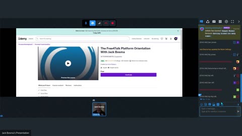 The Free4Talk Platform Orientation With Jack Bosma A1