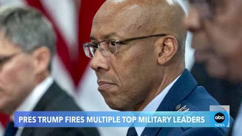 Trump fires top US general and Navy chief