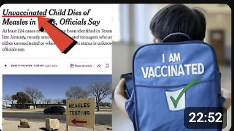 FAKE OUTBREAK WARNING! FIRST MEASLES DEATH IN A DECADE OCCURS "AS A RESULT OF AN UNV-A-X-ED CHILD!"