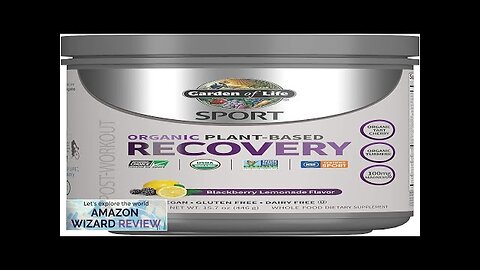 Garden of Life Sport Vegan Organic Plant Based Post Workout Muscle Recovery Review