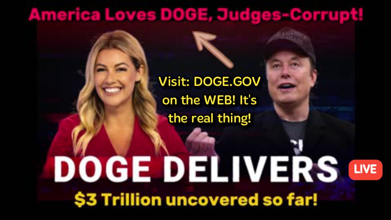 AMERICA LOVES DOGE! $3.2 TRILLION IN DEMOCRAT WASTE CAUGHT SO FAR!