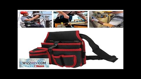 Multifunctional Tool Belt 600D Polyester Oxford Fabric Multi-Pocket Adjustable Buckle Review